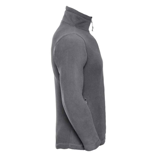 Russell Mens Quarter Zip Outdoor Fleece Top (Convoy Grey) - Image 3