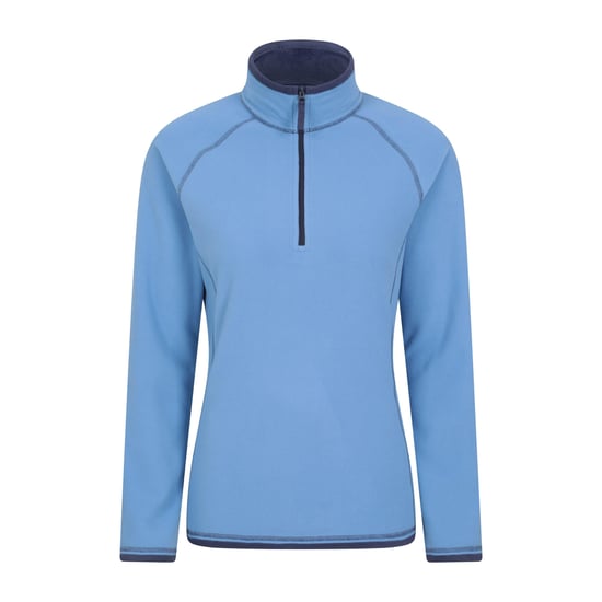 Mountain Warehouse Womens/Ladies Montana Half Zip Fleece Top (Dark Blue)