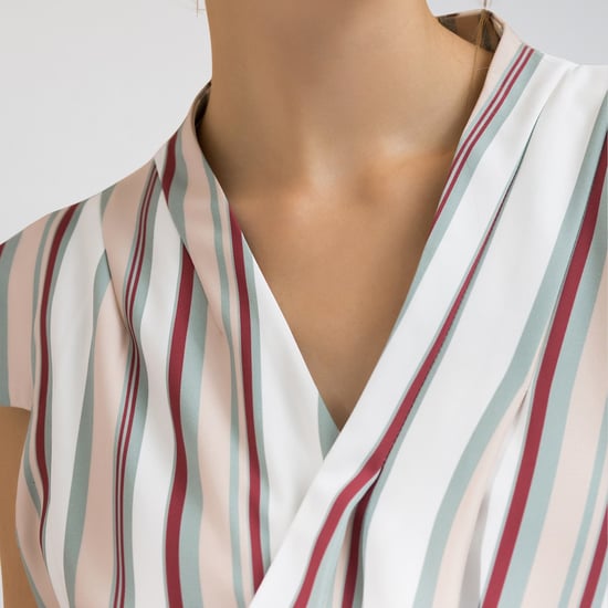 Crossed Panels Tailor Dress - Image 5
