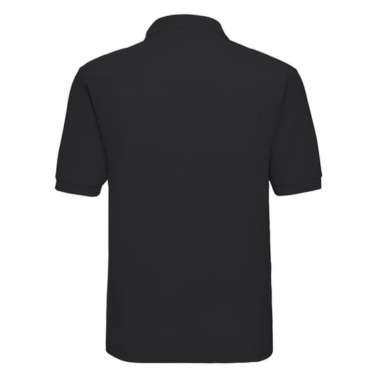 Russell Mens Classic Polycotton Polo Shirt (Black) - Image 2