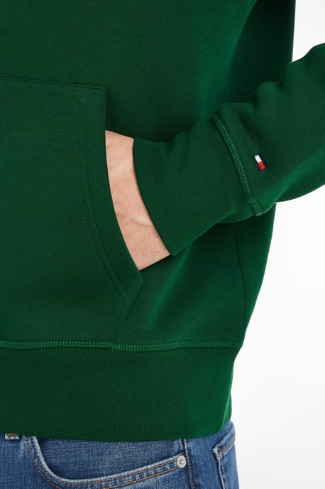 Tommy Hilfiger sudadera con capucha de algodón orgánico prep verde - Image 4