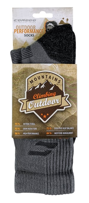 COMODO - Calcetines de Senderismo de Bambú para Verano | Talón y Puntera Acolchados Anti Ampollas | Hombres y Mujeres - Image 2