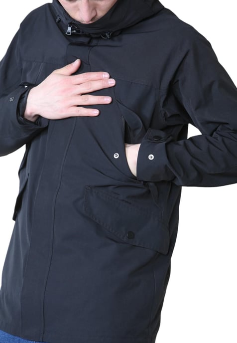 Marks and Spencer Chaqueta Mac Stormwear de algodón con capucha - Image 5