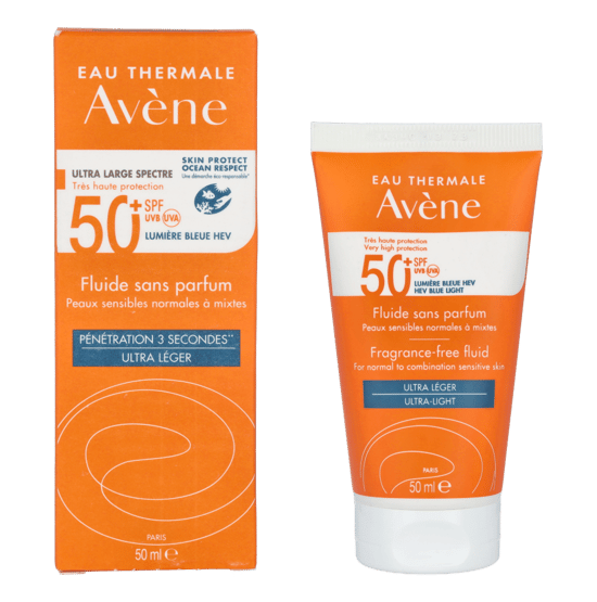 Solaire Haute Protection Fluido Sin Perfume Spf50+ 50 ml - Image 1