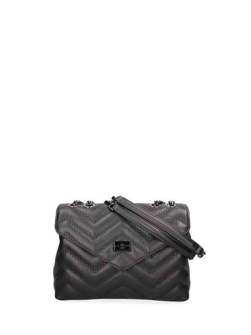 John Richmond Bolso de hombro Mujer BLACK AND GOLD - Image 5