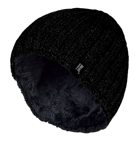 Heat Holders - Gorro de invierno acanalado con forro polar para hombre - Image 1