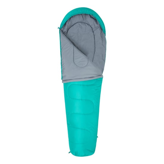 Mountain Warehouse Unisex Adult Basecamp 250 Summer Mummy Sleeping Bag (Teal)