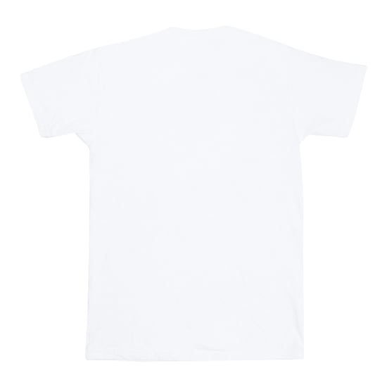 Disney Girls Dumbo Sitting On Books Cotton T-Shirt (White)