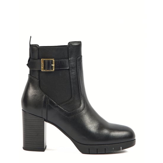 Pod Nala Leather/Textile Women's Black Boots - Image 4