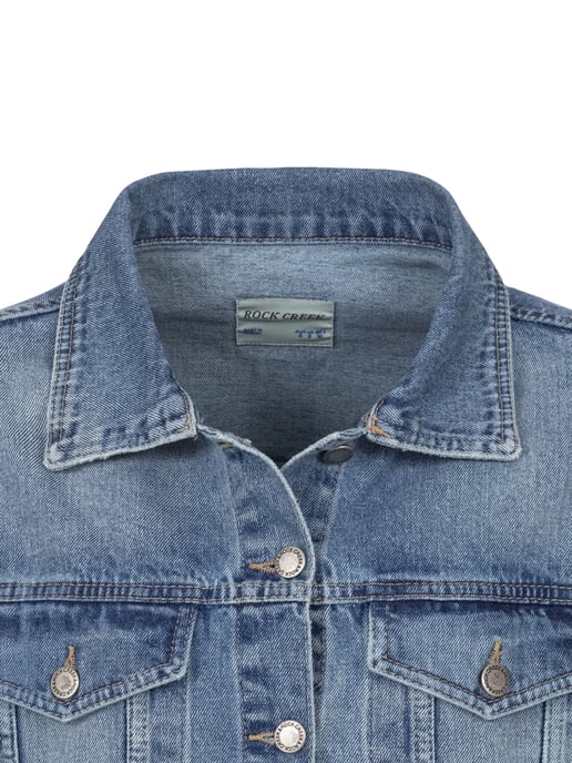 Rock Creek Jeansjacke Hellblau