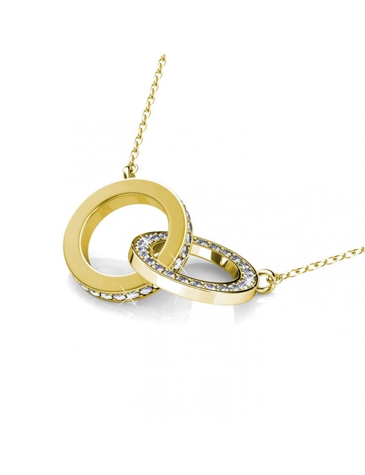 Colgantes Circle Twin - Oro y Cristal - Image 4