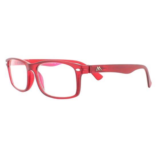 Montana Reading Glasses BLF83-B Matte Red Burgundy Blue Light Block +2.50 - Image 2