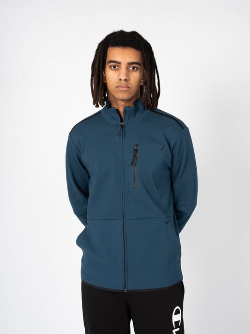Champion Sudadera Full-zip del hombre azul - Image 3