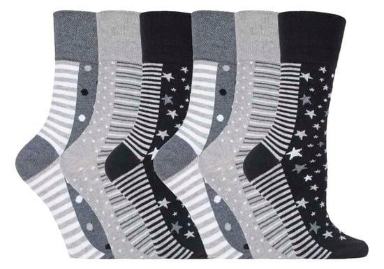 Gentle Grip - 6 Pares Calcetines No Elásticos Gentle Grip - GG99 - Image 1