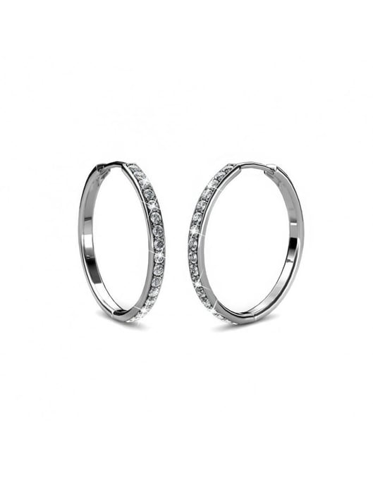 Pendientes Chic - Plata y Cristal - Image 4