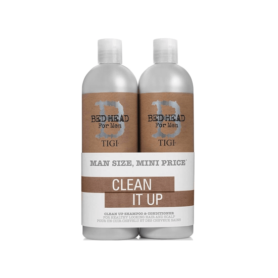 TIGI Bed Head for Men Clean It Up Shampoo & Conditioner (2 x 750ml) - Image 1