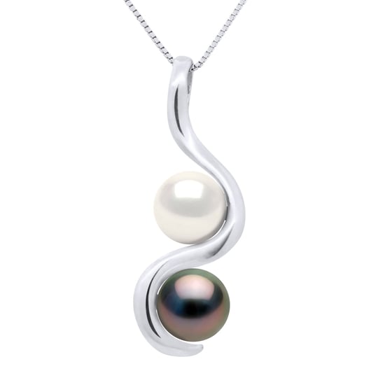 Necklace Link Venetian of Silver 925 Rhodium plated with Pendant - Image 1