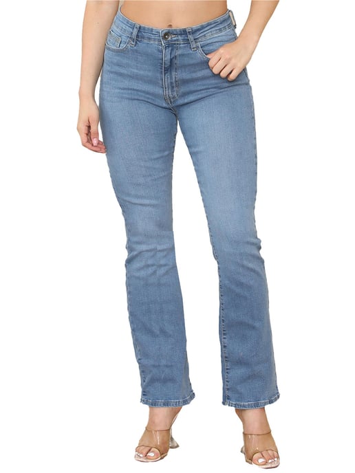 Enzo | Womens Bootcut Jeans - Azul claro - Image 2