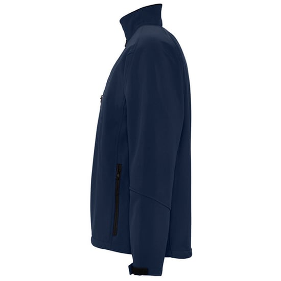 SOLS Mens Relax Soft Shell Jacket (Breathable, Windproof And Water Resistant) (Abyss Blue) - Image 3