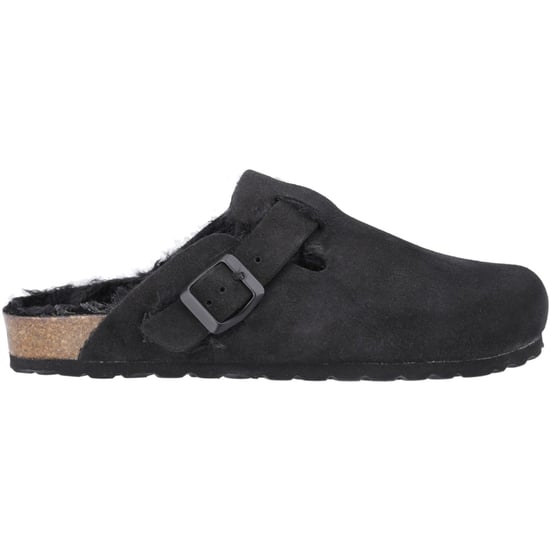 Hush Puppies Jade Leather Women's Black Slippers - Image 5