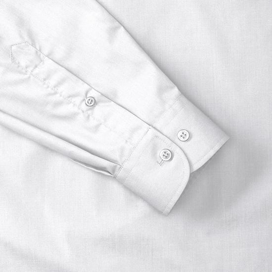Russell Collection Mens Long Sleeve Shirt (White)