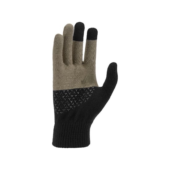 Nike Unisex Adult 2.0 Knitted Swoosh Grip Gloves (Graphic Black/Khaki/Coconut Milk) - Image 2