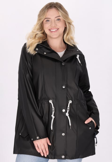 Schmuddelwedda raincoat women black - Image 3