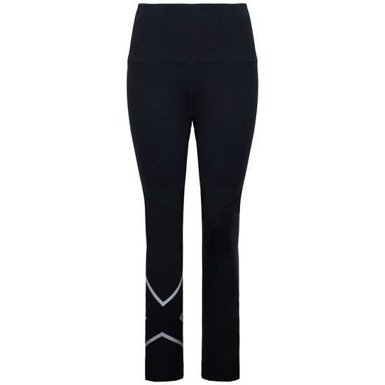Mallas de compresión 2XU Hi-Rise para mujer, color negro/plateado - Image 1