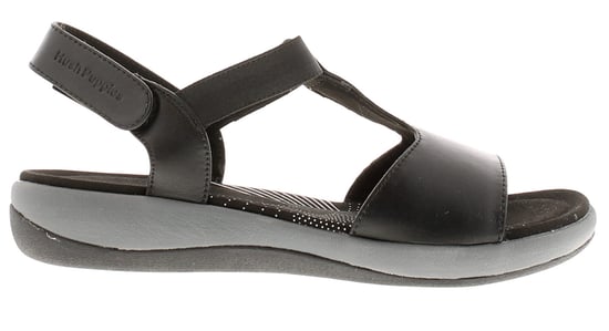 Ladies Leather Summer Sandal Black - Image 2
