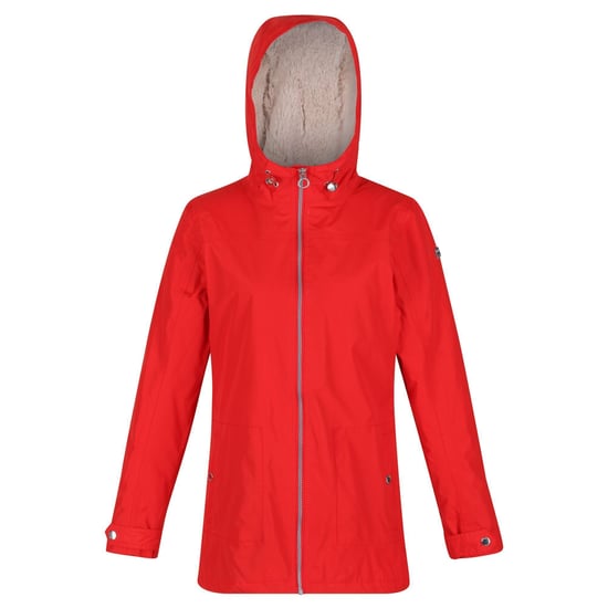 Regatta Womens/Ladies Bergonia II Hooded Waterproof Jacket (Molten Red)