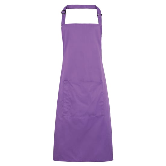 Premier Ladies/Womens Colours Bip Apron With Pocket (Rich Violet)
