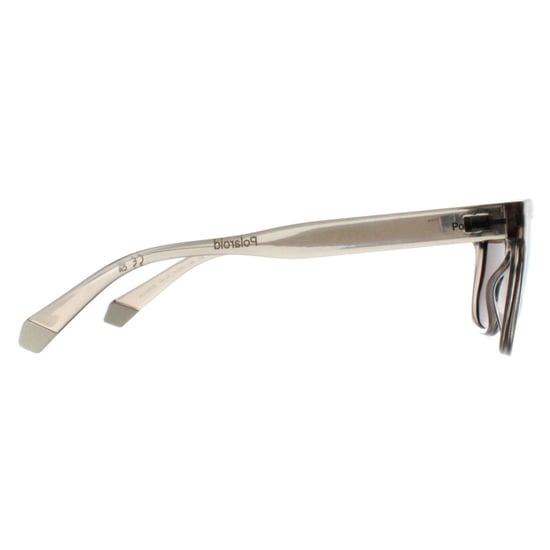 Polaroid Rectangle Unisex Beige Grey Gold Mirror Polarized PLD 6206/S
