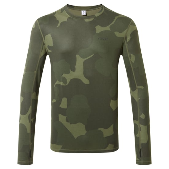 Snowdon Mens Thermal Crewneck Light Grey Camo