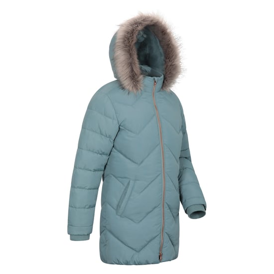 Mountain Warehouse Childrens/Kids Galaxy Water Resistant Padded Jacket (Teal) - Image 4