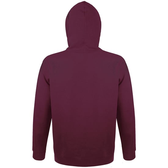 SOLS Snake Unisex Hooded Sweatshirt / Hoodie (Burgundy) - Image 2