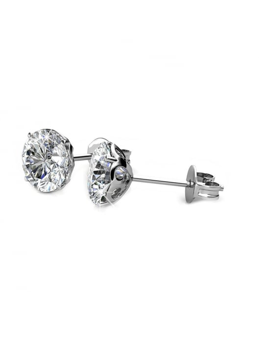 Pendientes Kristine - Plata y Cristal - Image 4