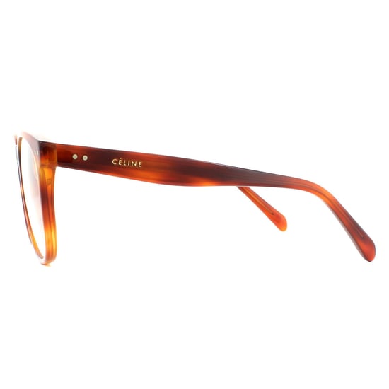 Montura de Gafas Celine Redonda Rubia Habana para Mujeres - Image 3