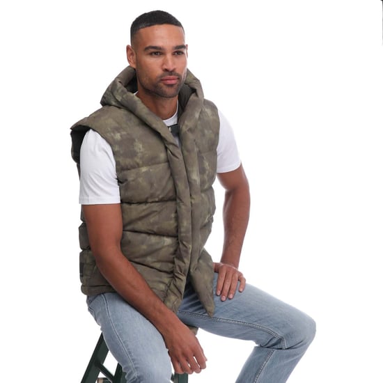 Men's Armani Sustainable Collection Gilet in Camo
