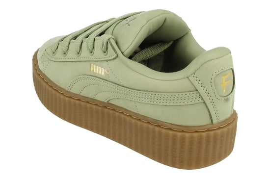 Puma Creeper Phatty Nubuck Unisex Green Trainers - Image 2