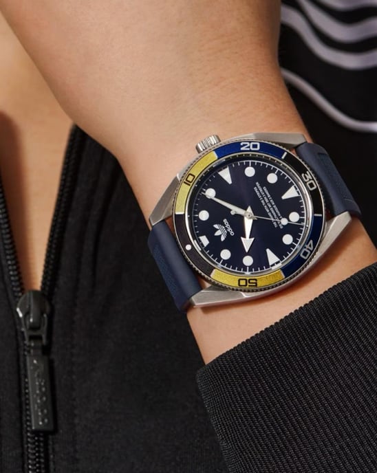 Adidas Originals Edition Two Unisex's Blue Watch AOFH23006 - Image 4