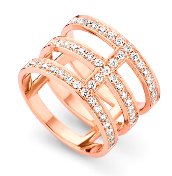Orphelia Women's 925 Sterling Silver Ring - Rose ZR-7125/RG - Image 1