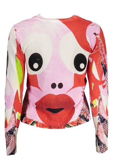 Camisa de Lino Rosa para Mujer Desigual - Image 2