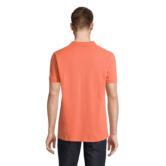 SOLS Mens Planet Polo Shirt (Pop Orange) - Image 2