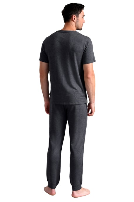 Pantalones de pijama para hombre Ted Baker | Pantalones de pijama largos transpirables y casuales con bolsillos - Charcoal - Image 2
