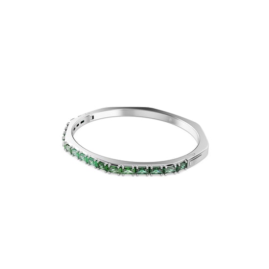 Swarovski 'Matrix Baguette' Women's Base Metal Bracelet - Silver 5705785 - Image 2