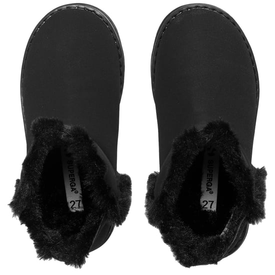 Superga Childrens/Kids 4033 Suede Ankle Boots (Black) - Image 4