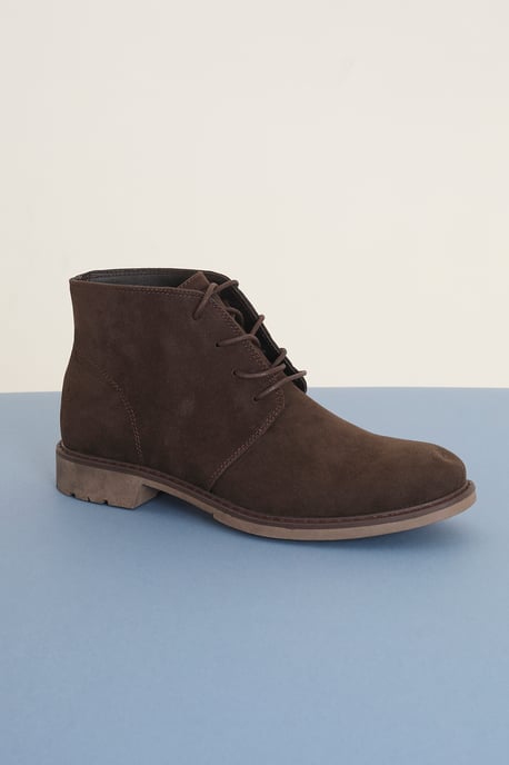 'Oak' Faux Suede Lace Up Desert Boot