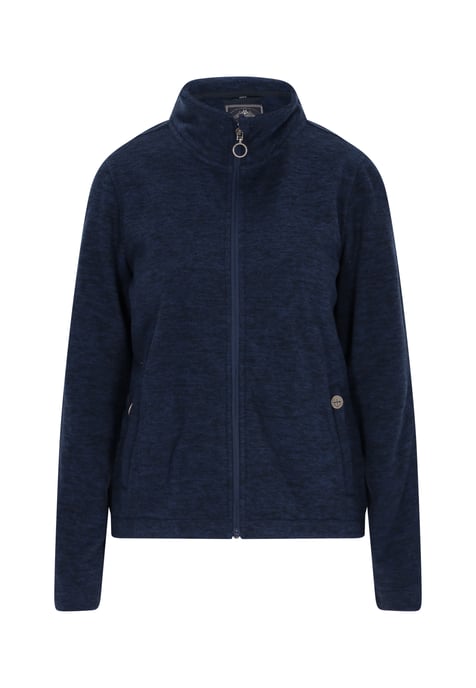 Dreimaster fleece jacket women marine melange - Image 1