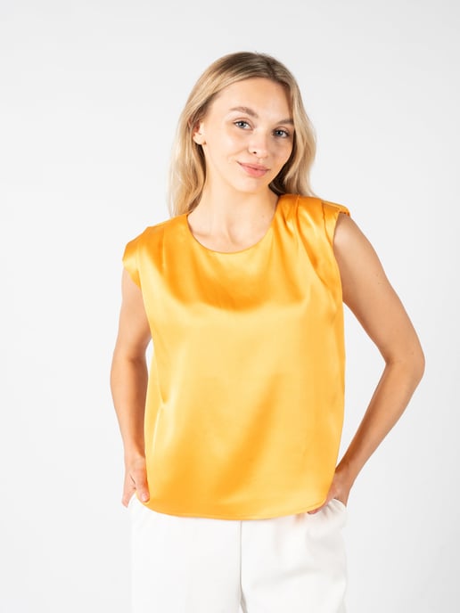 Pinko Blusa Barry de mujer naranja - Image 4