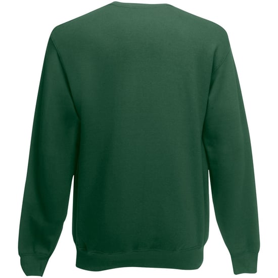 Fruit Of The Loom Mens Set-In Belcoro® Yarn Sweatshirt (Bottle Green) - Image 2